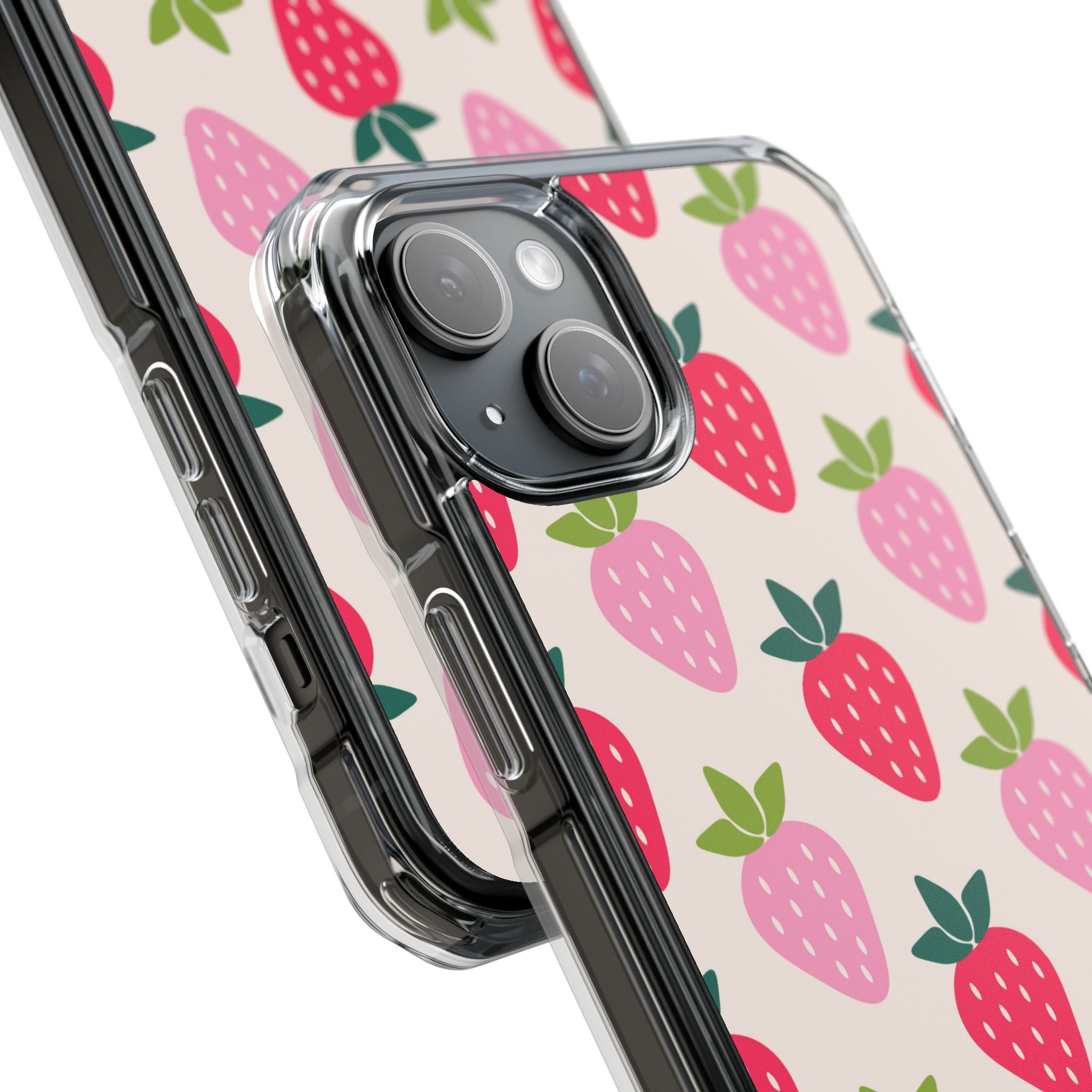 Vibrant Strawberry Rhythm iPhone Case - Impact