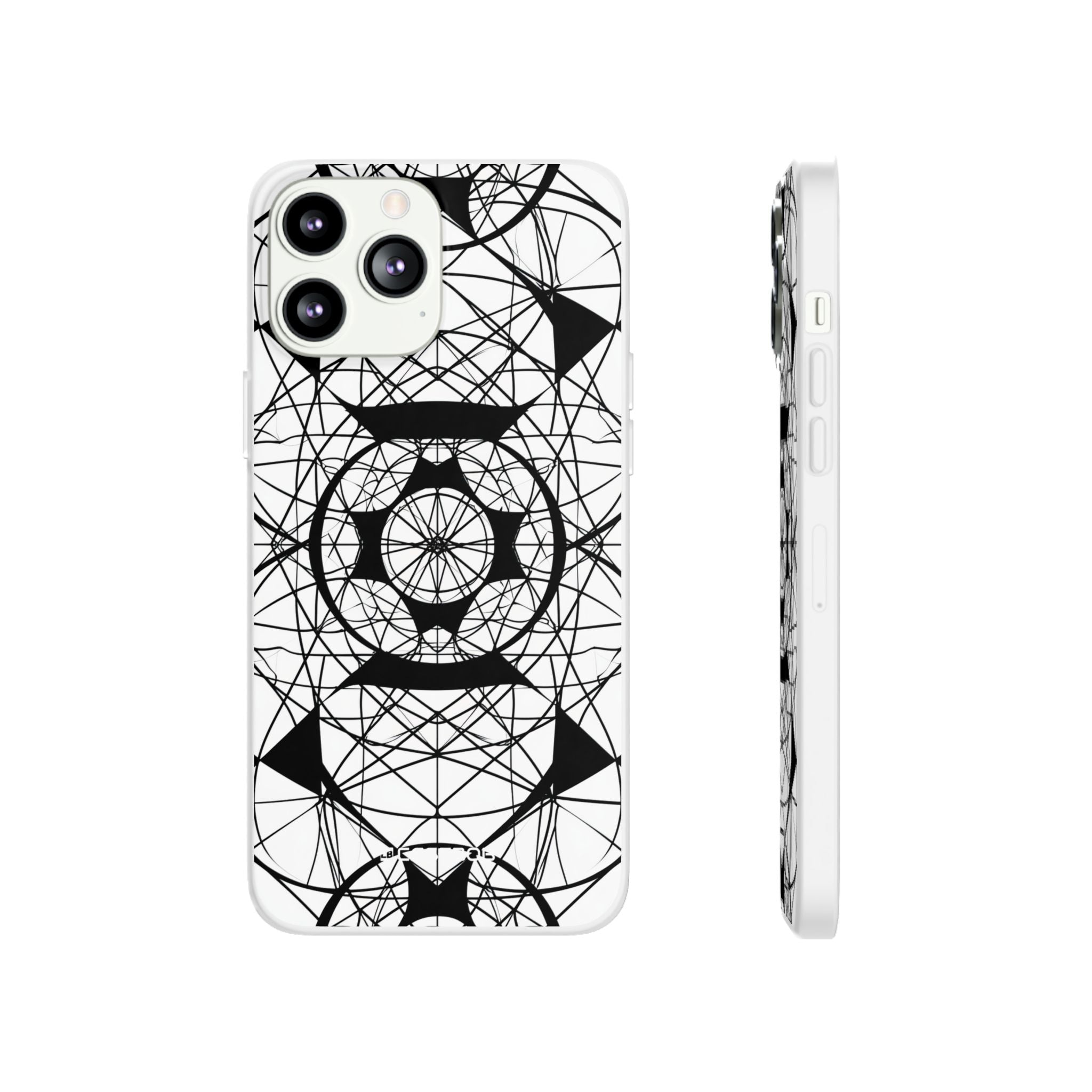 Geometric Hypnosis | Flexible Phone Case for iPhone