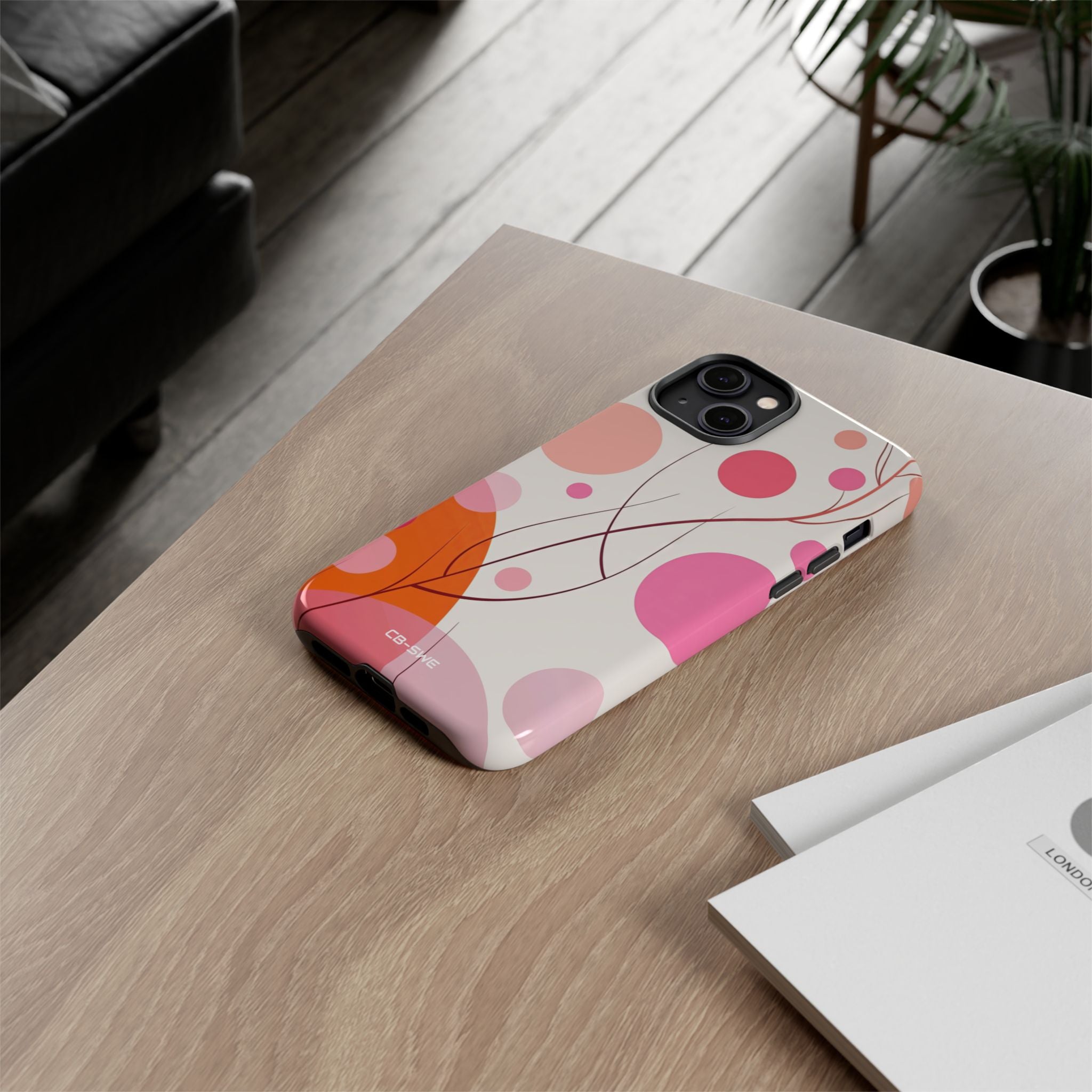 Circles Embrace Lines - iPhone Case