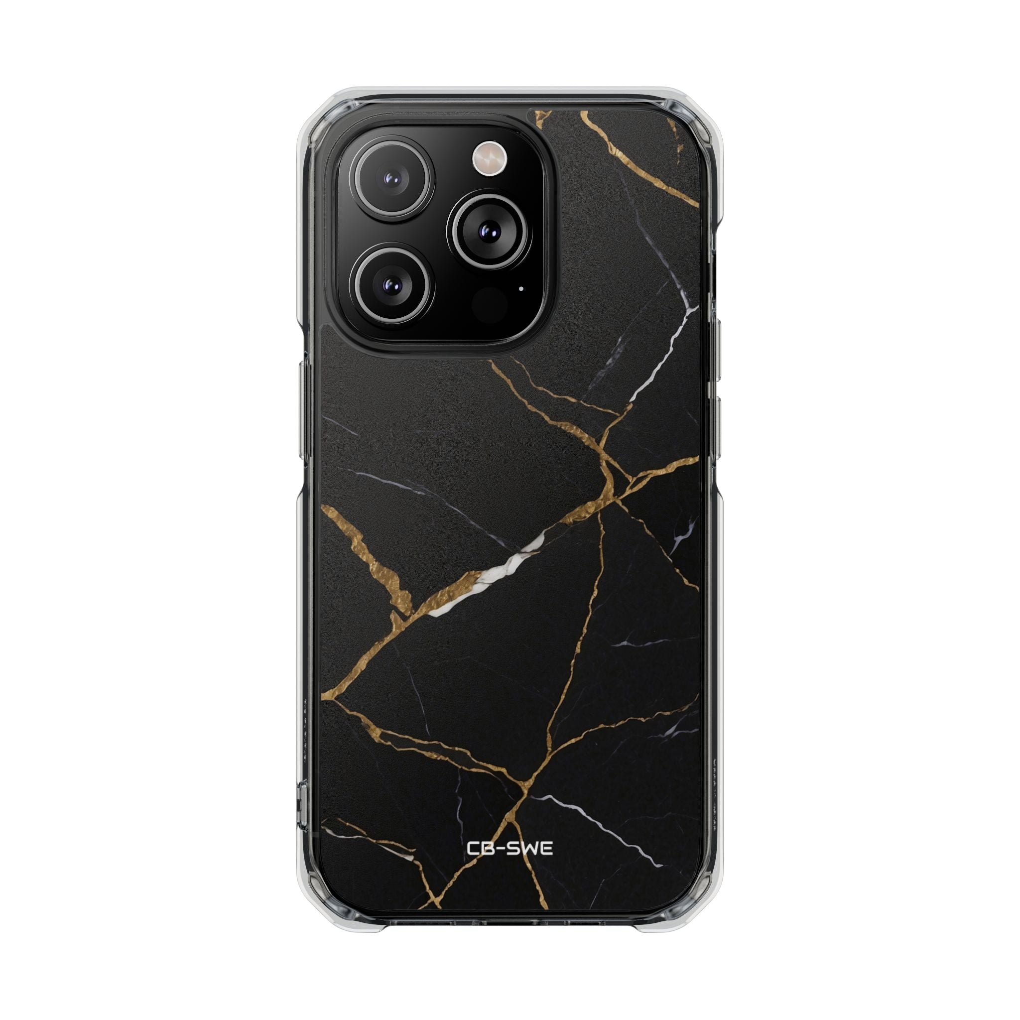 Golden Veins Emerge iPhone Case - Impact