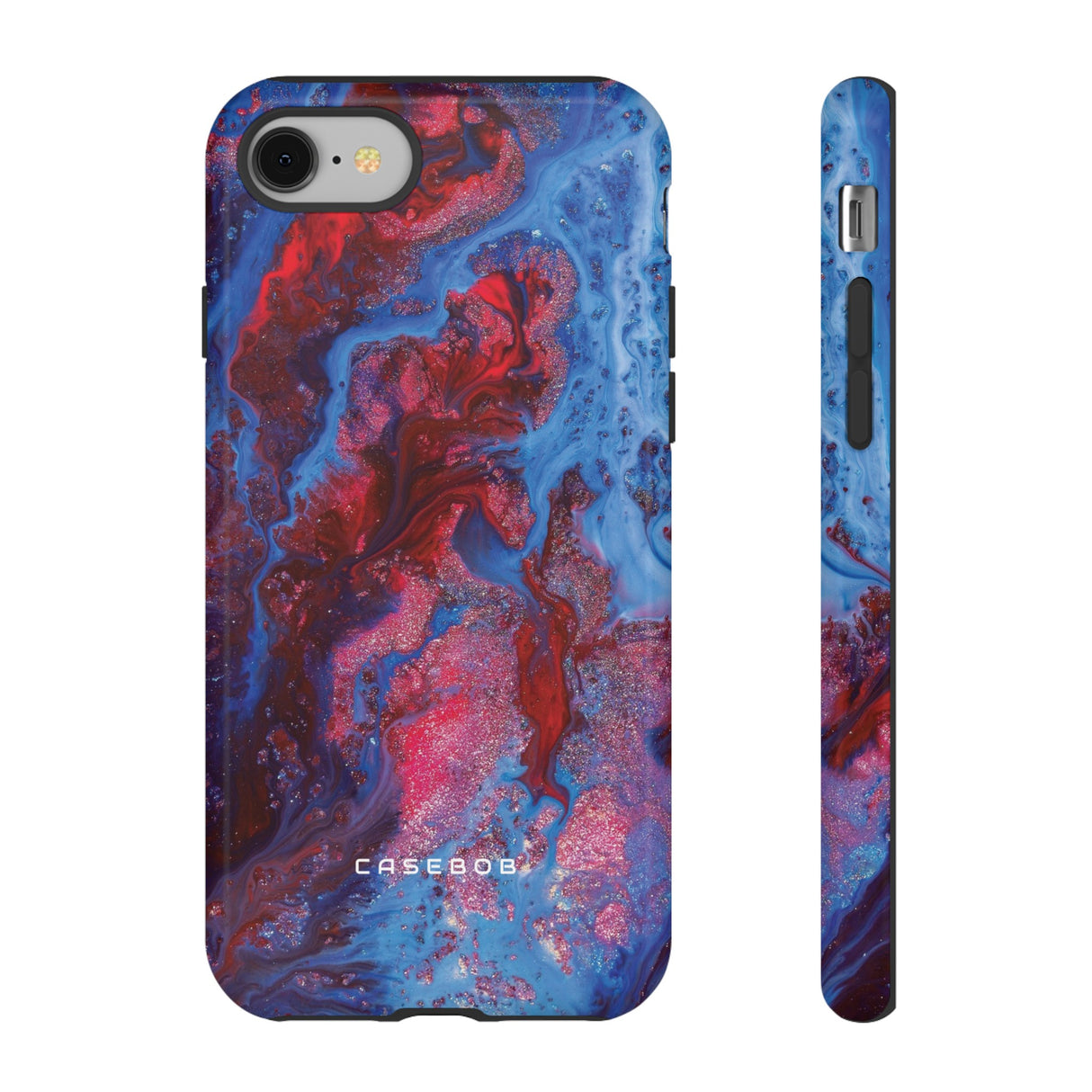 Deep Red Ink Art Phone Case - Protective - Protective Phone Case