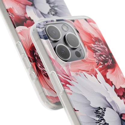 Coral Bloom iPhone 15 Pro Max Case - Soft