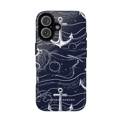 Gradient Anchorflow Waves iPhone 16  Tough+ Phone Case