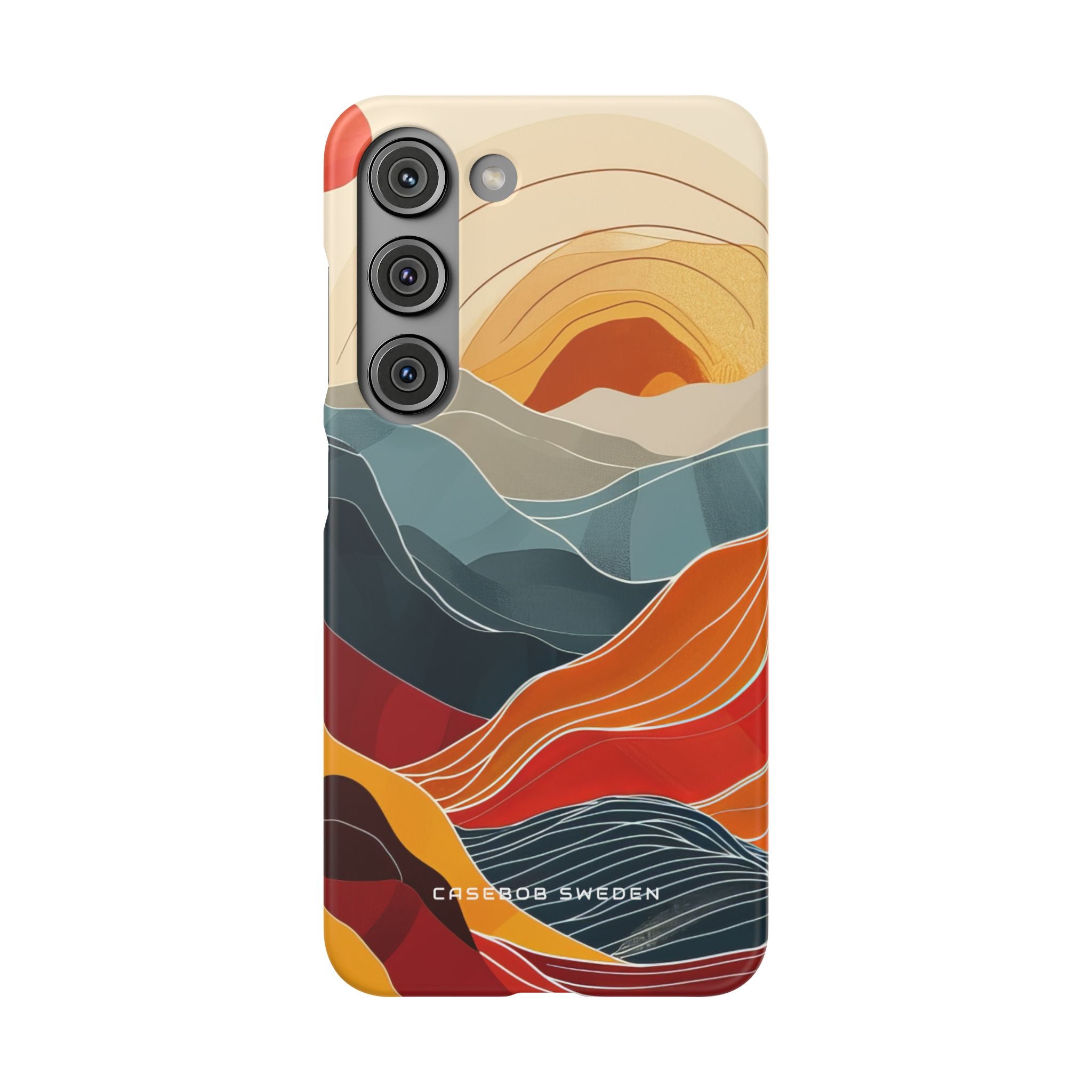 Harmonic Flow of Lines and Color Samsung S23 - Slim Phone Case