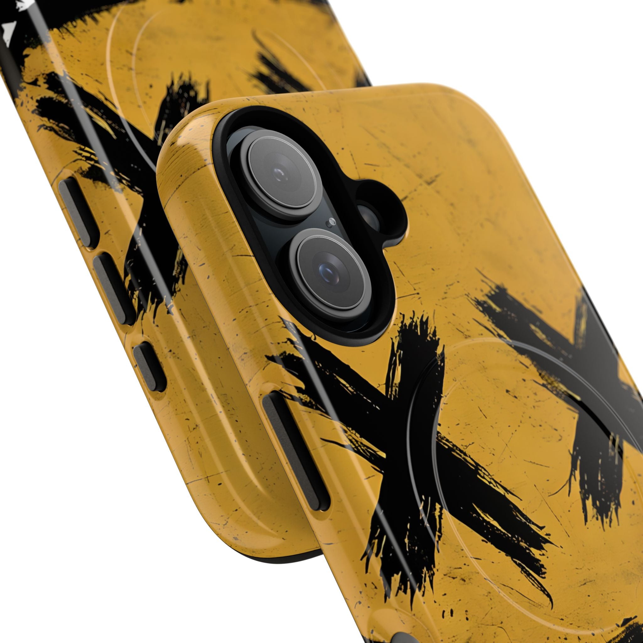 Jagged Smile Yellow iPhone 16 Case - Tough+