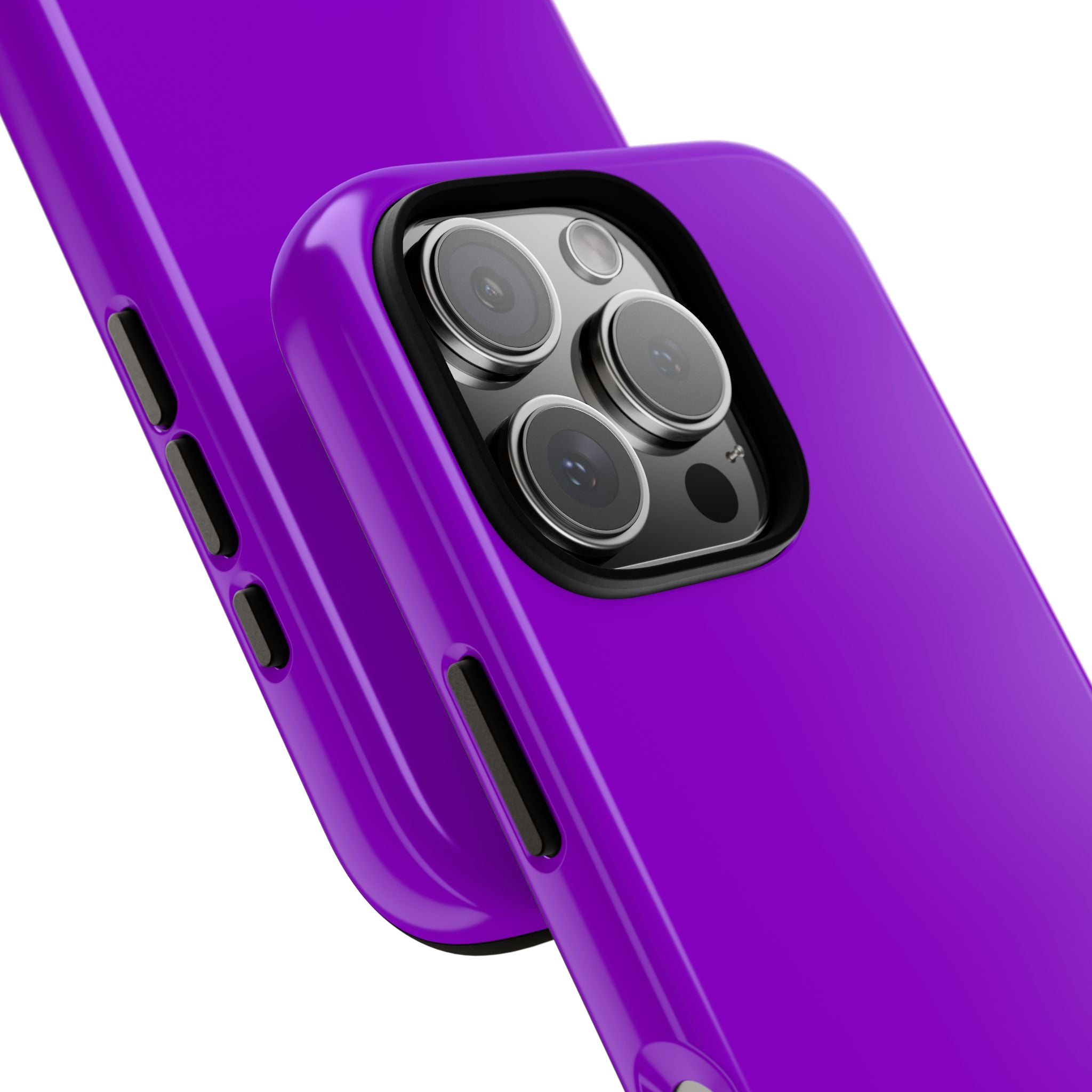 Dunkelviolettes iPhone 16 - Robuste Handyhülle