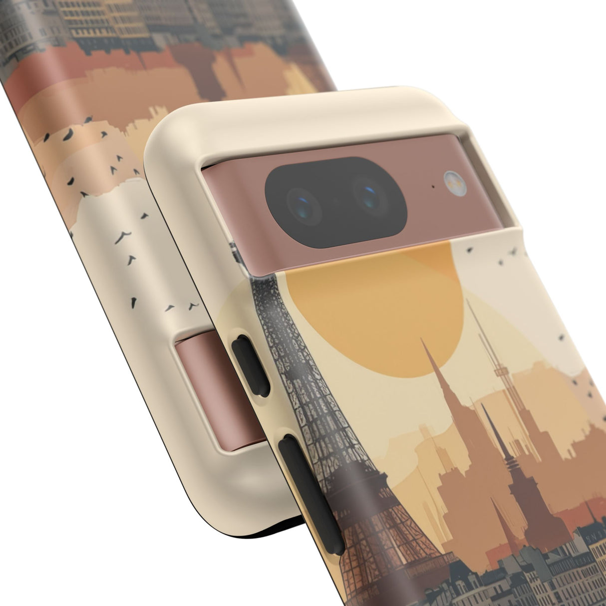 Parisian Sunset Serenity | Protective Phone Case for Google Pixel