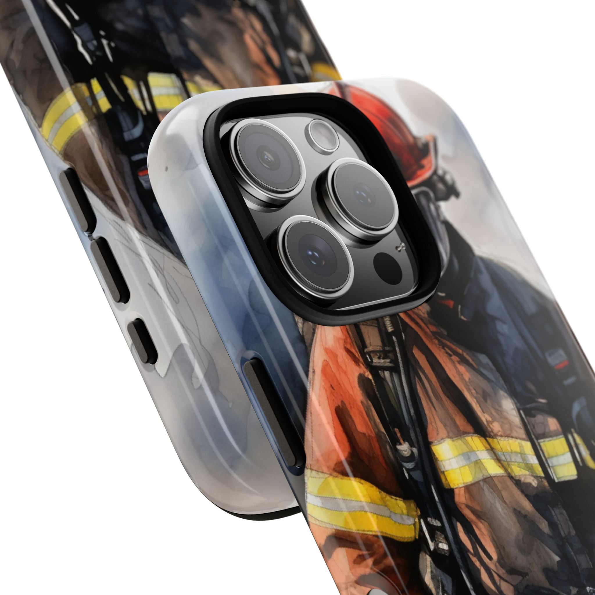 Firefighter In Motion - iPhone Case