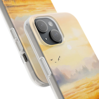 Glowing Sunrise iPhone 15 Case - Soft