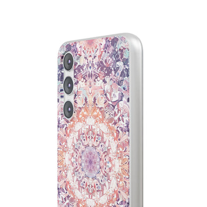 Purple Pink Mandala - Flexi Samsung S23 Phone Case