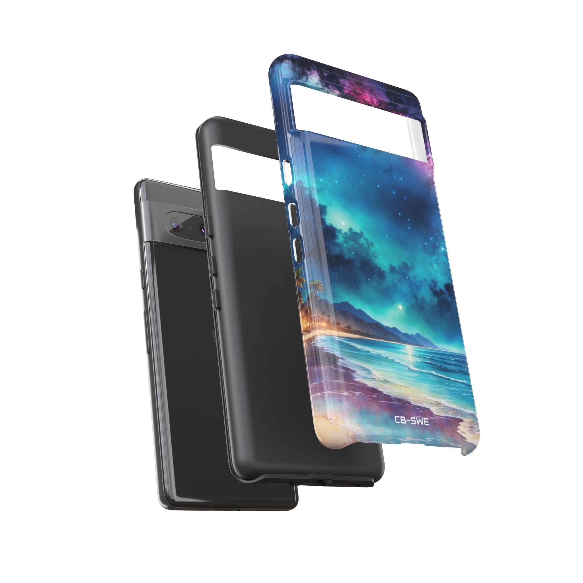 **Waves Embrace Stars** - Google Pixel Case