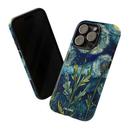 Dandelions Under Starlight - iPhone Case