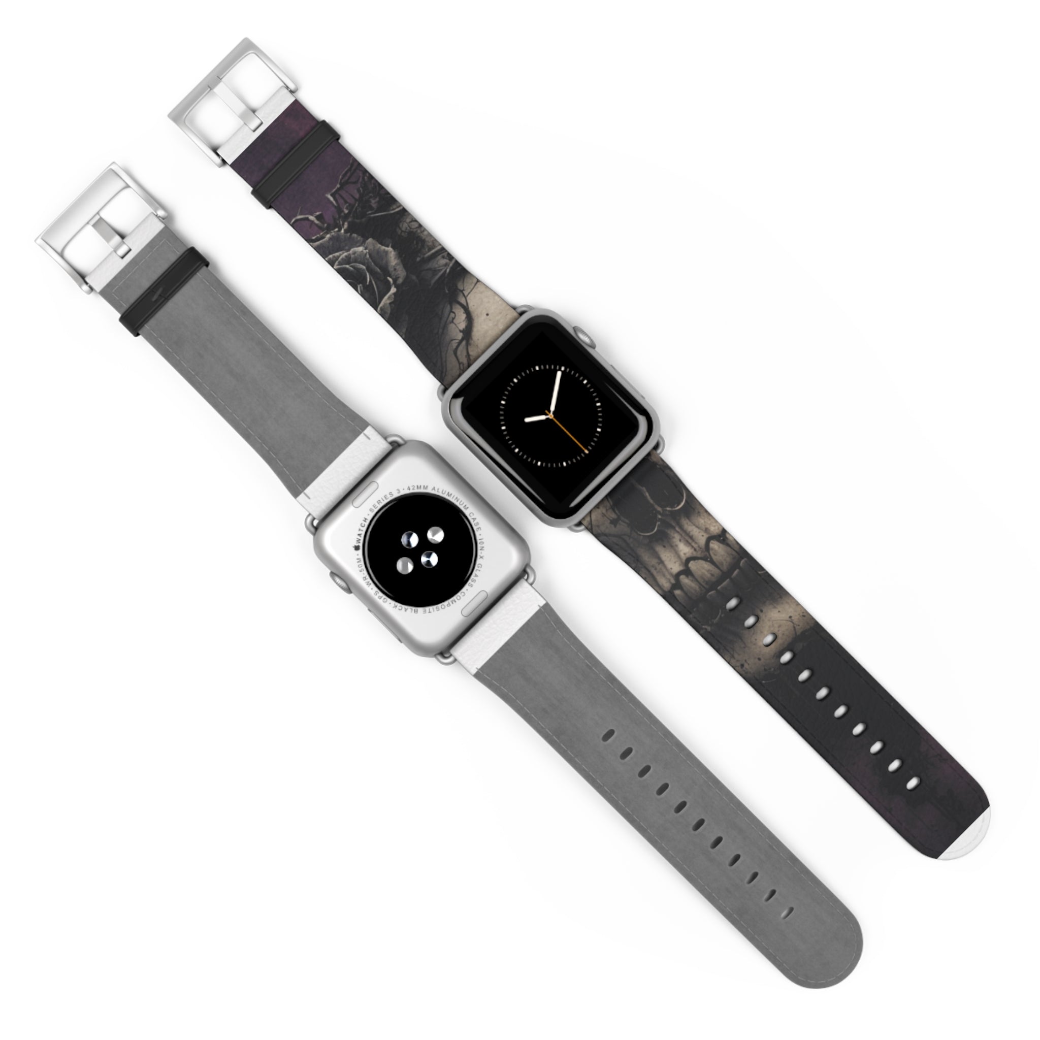 Winged Skull Rose - Watch Band