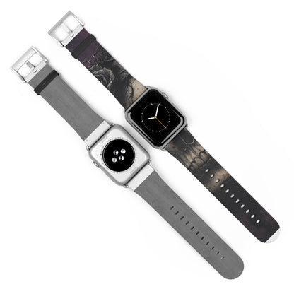 Winged Skull Rose - Watch Band