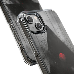 Grunge Geometry - Phone Case for iPhone (Clear Impact - Magnetic)