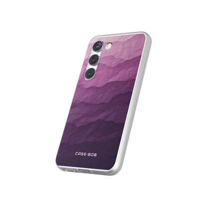 Purple Wave Layers Samsung S23 Case - Soft