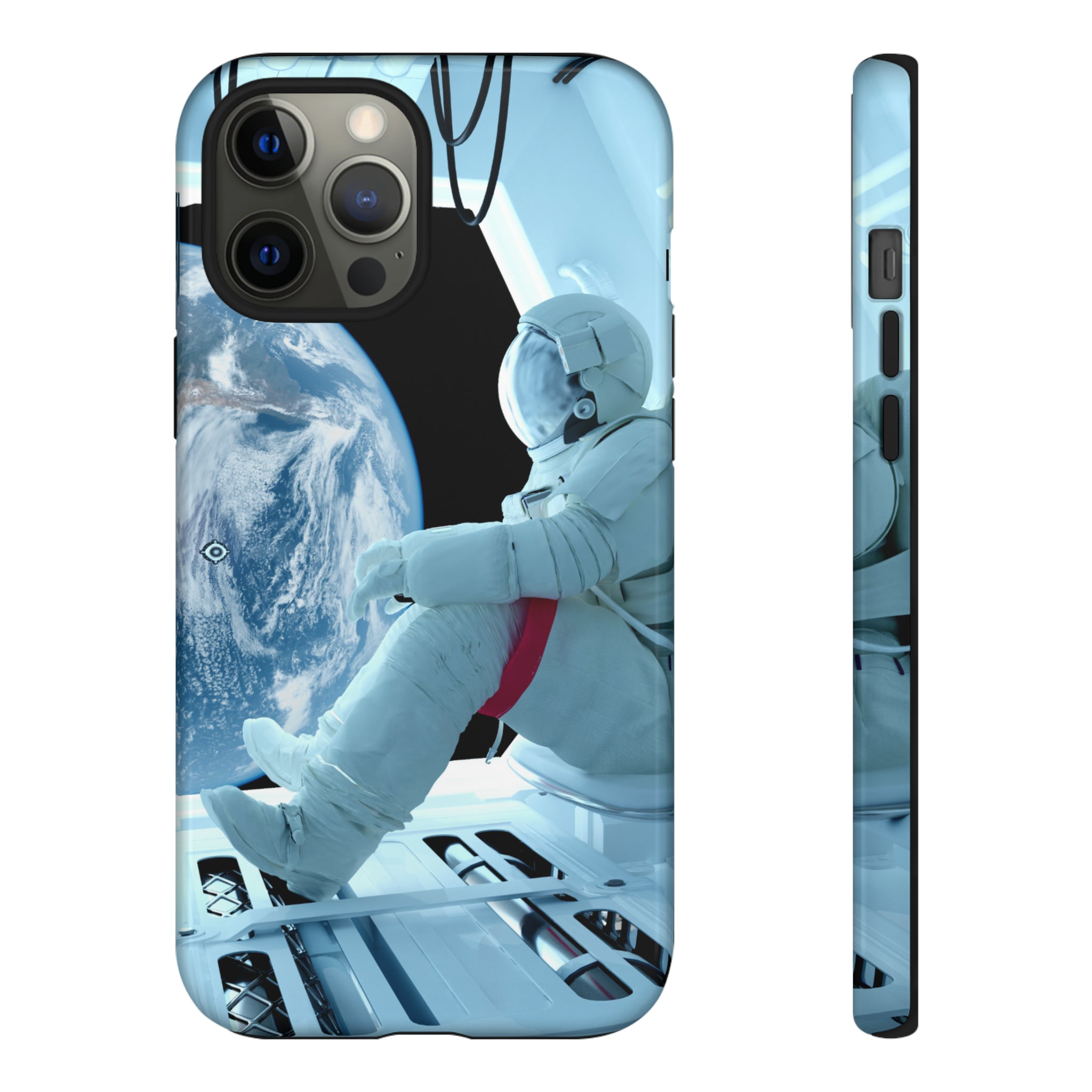 Astronaut inside Shuttle - Protective Phone Case