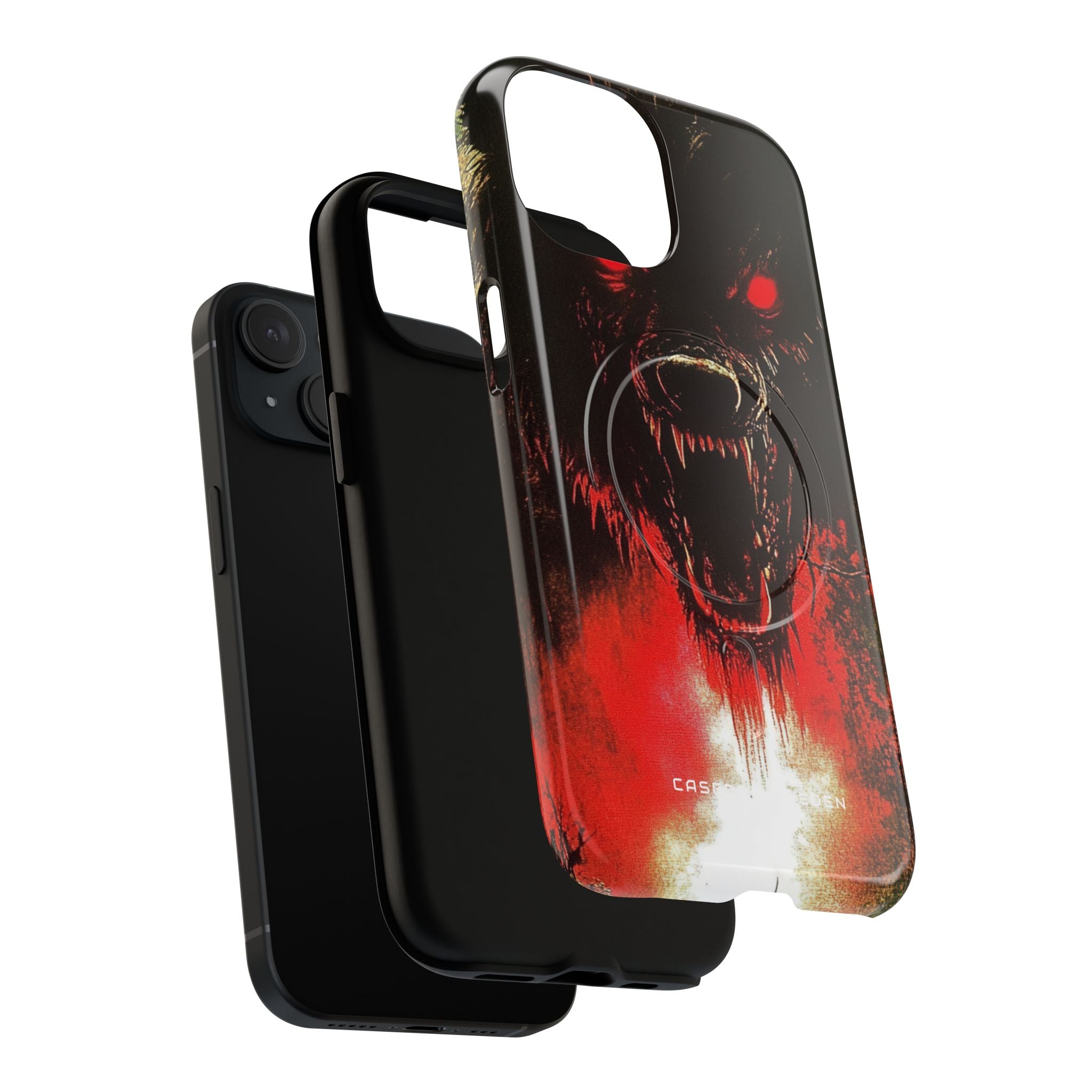 Bloodmoon Wolf's Lament iPhone 15  Tough+ Phone Case