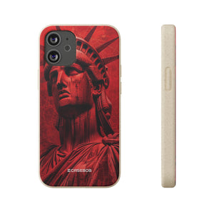 Red Liberty Revolution | Biodegradable Phone Case