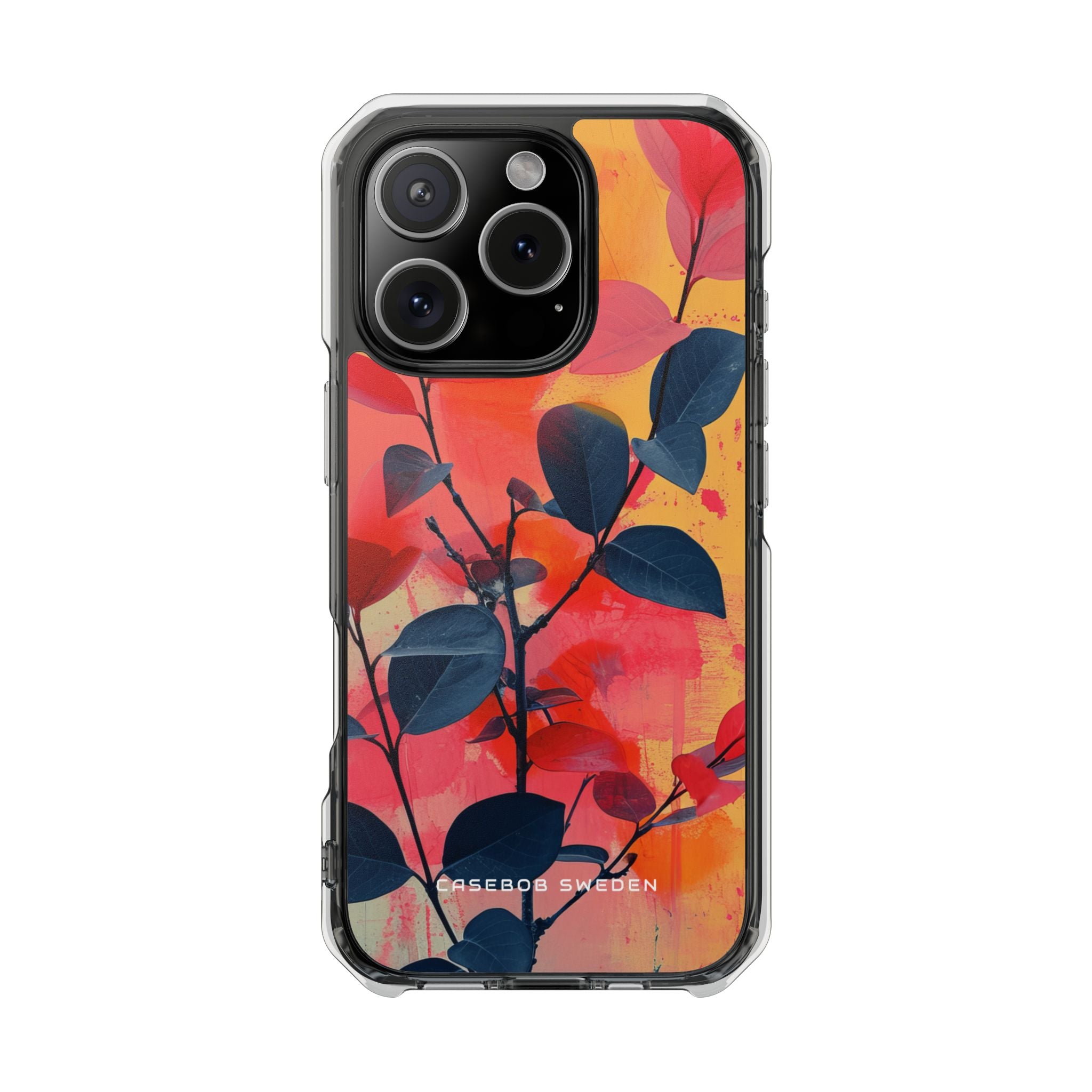 Vivid Floral Harmony iPhone 16 - Clear Impact Phone Case