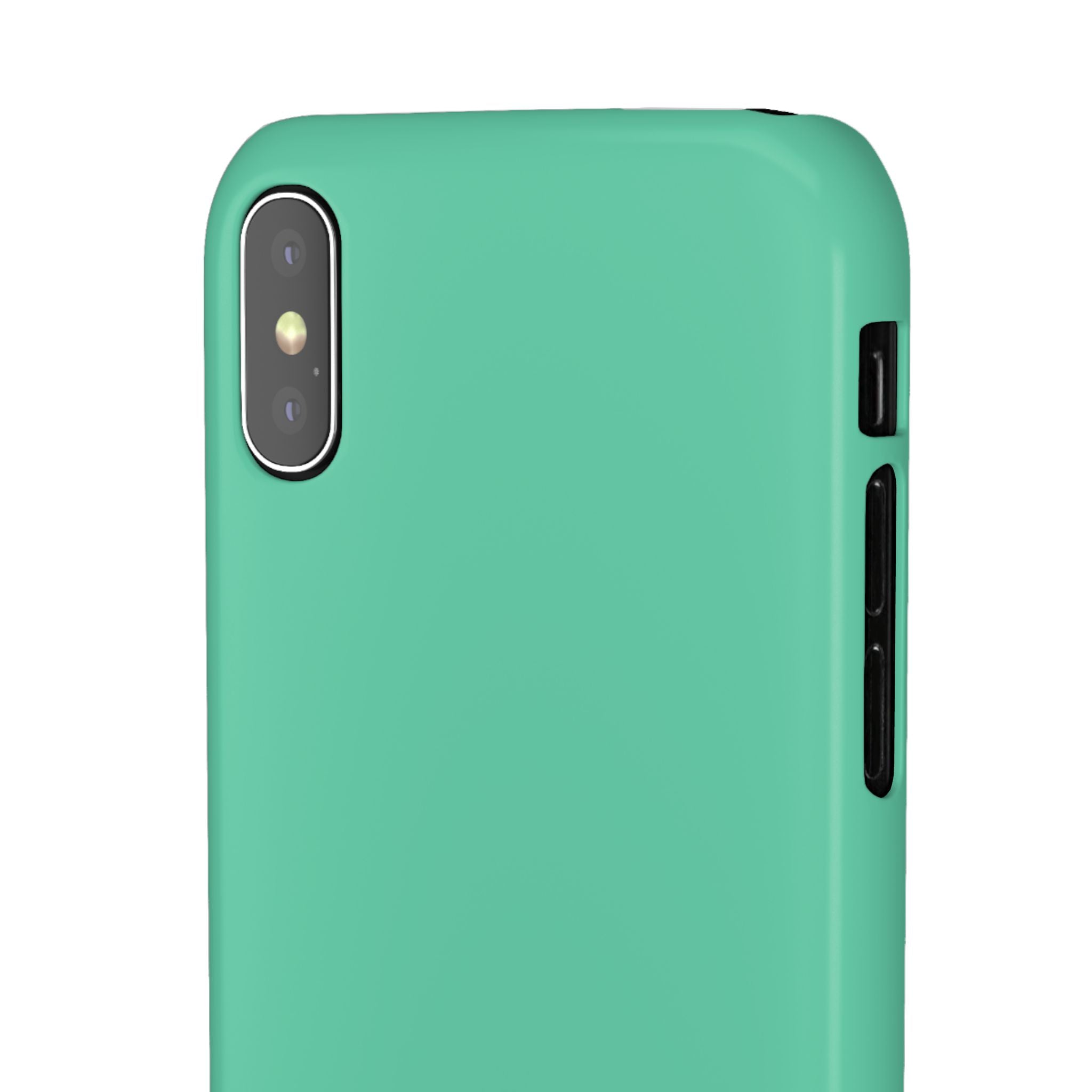 Medium Aquamarine  iPhone X - Slim Phone Case