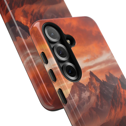 Jagged Glow Samsung S25 Case - Tough