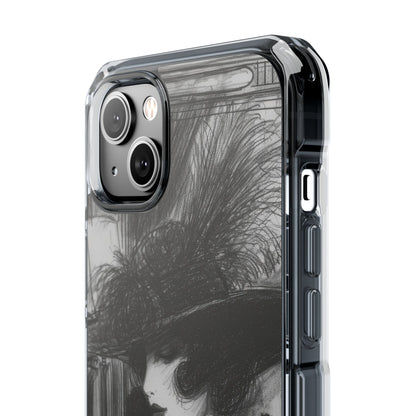 Vintage Feather Elegance iPhone 14 - Impact Clear+
