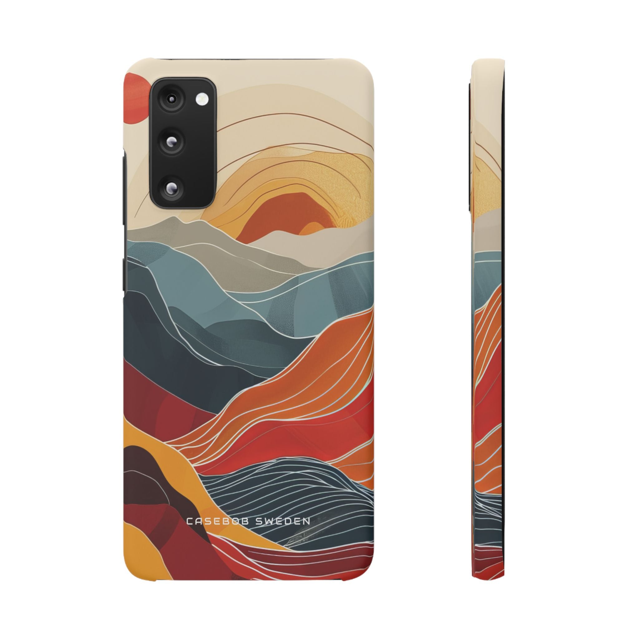 Harmonic Flow of Lines and Color Samsung S20 - Slim Phone Case