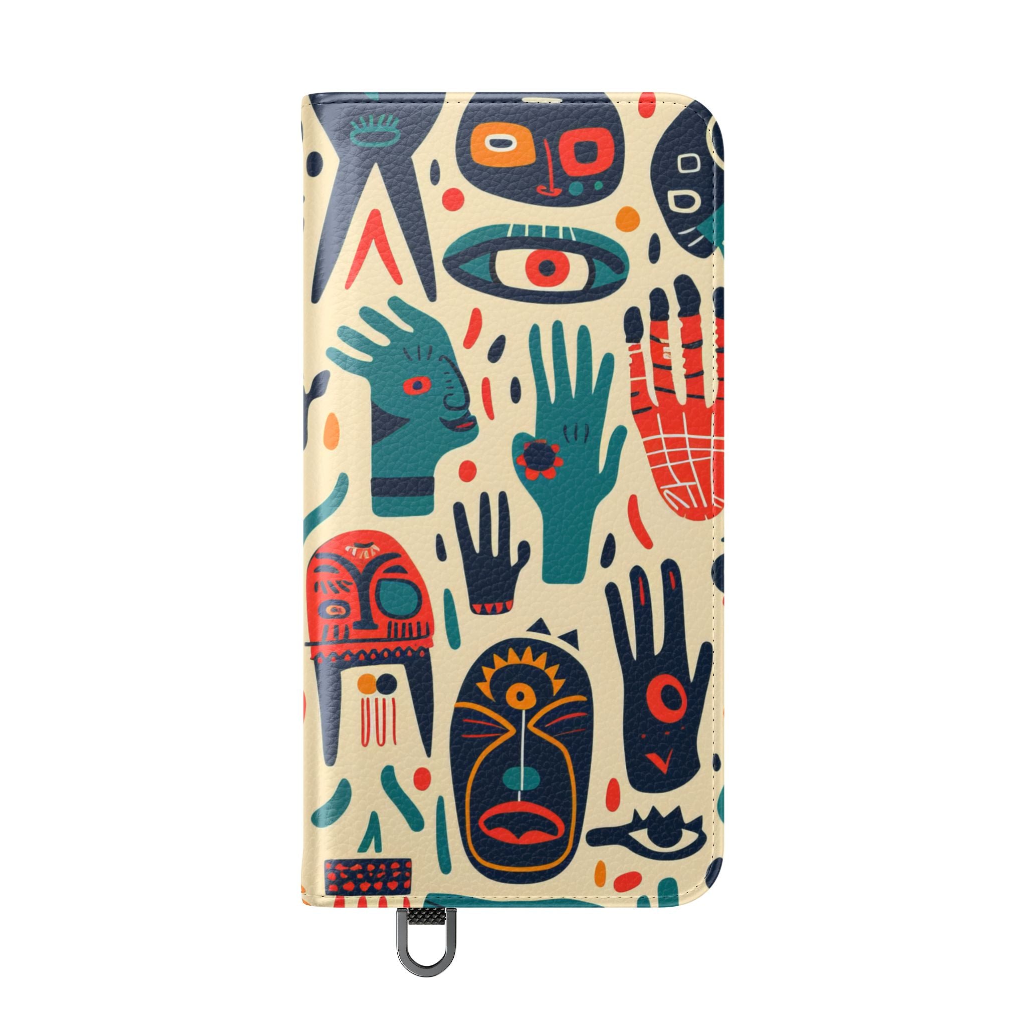 Tribal Faces - Samsung S25 Case - Lompakko