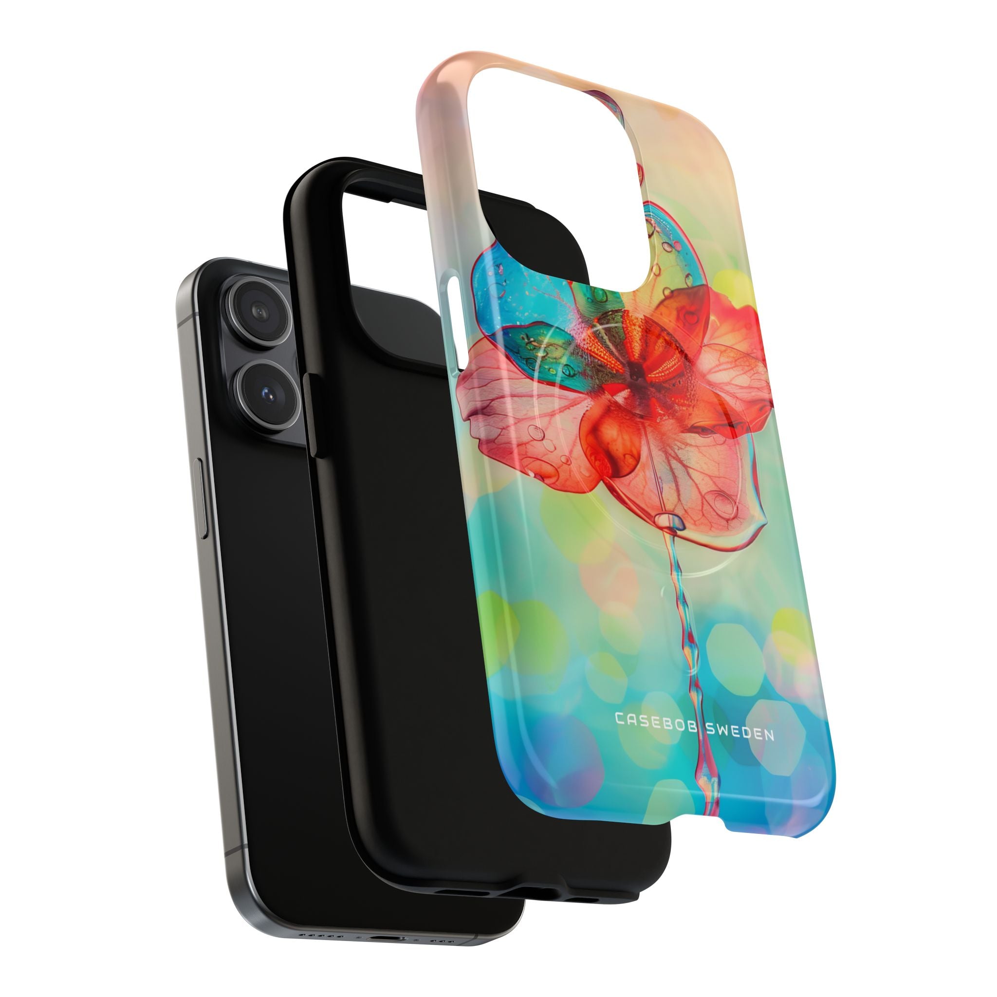 Ethereal Glass Flower iPhone 15 | Tough+ Phone Case