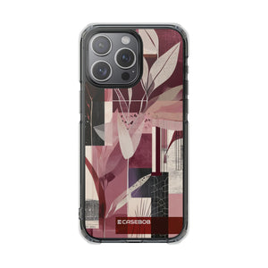 Marsala Design Showcase | Handyhülle für iPhone (Clear Impact Case – magnetisch) 