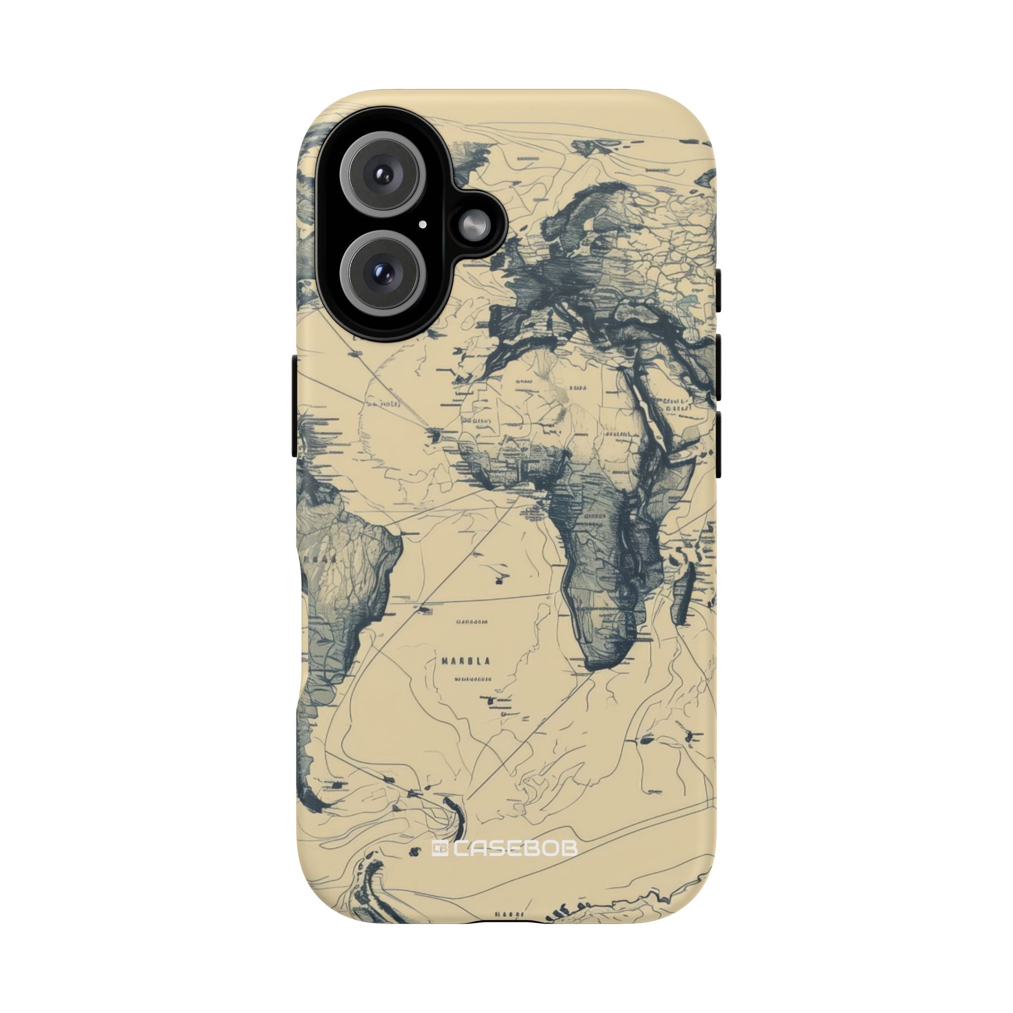 Vintage Cartographic Exploration Map - for iPhone 16