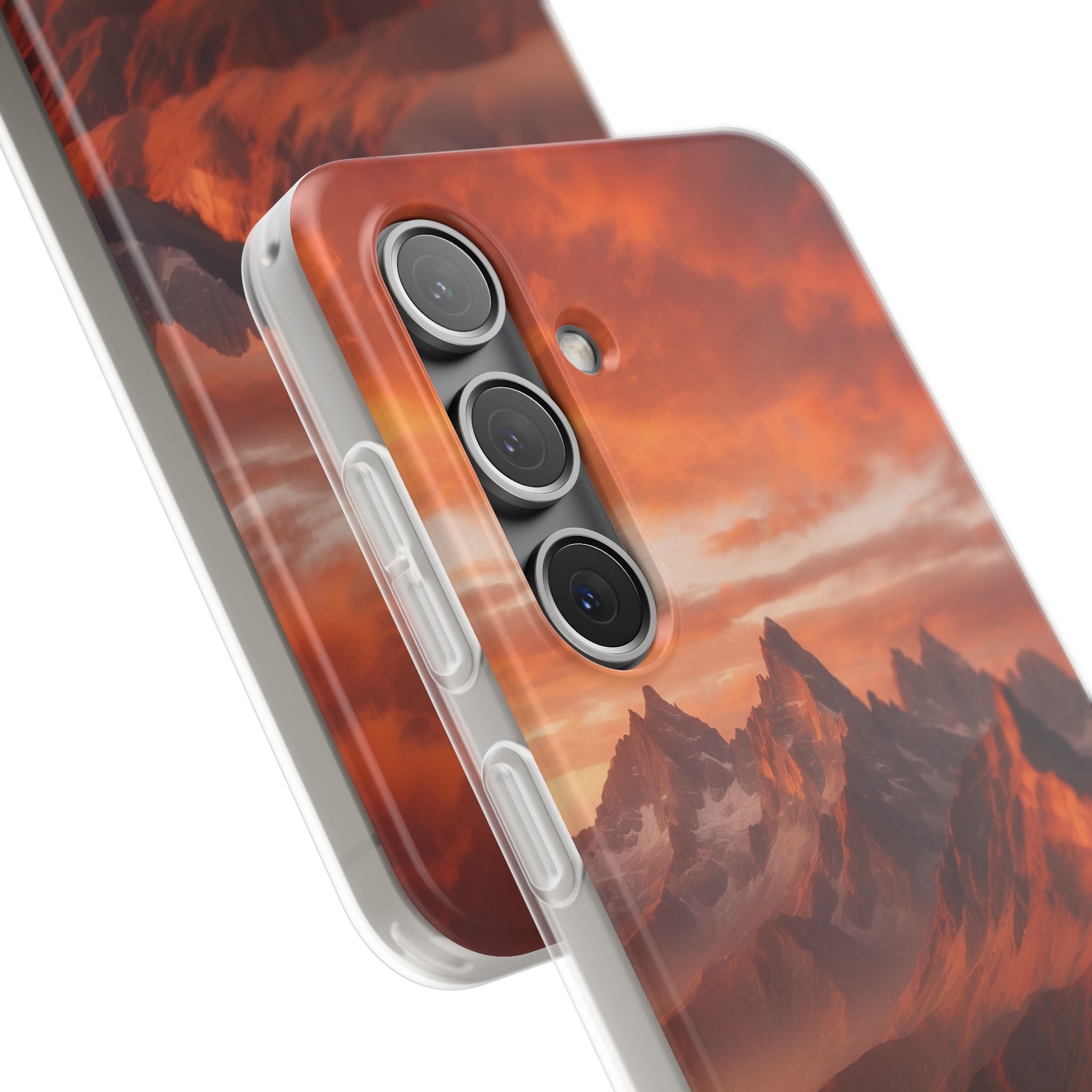 Jagged Glow Samsung S24 Case - Soft