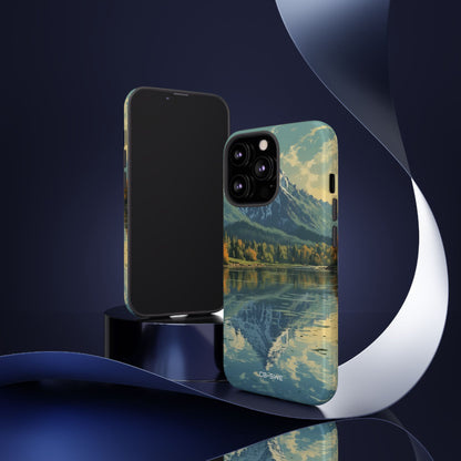 Mountain Reflects Calm - iPhone Case