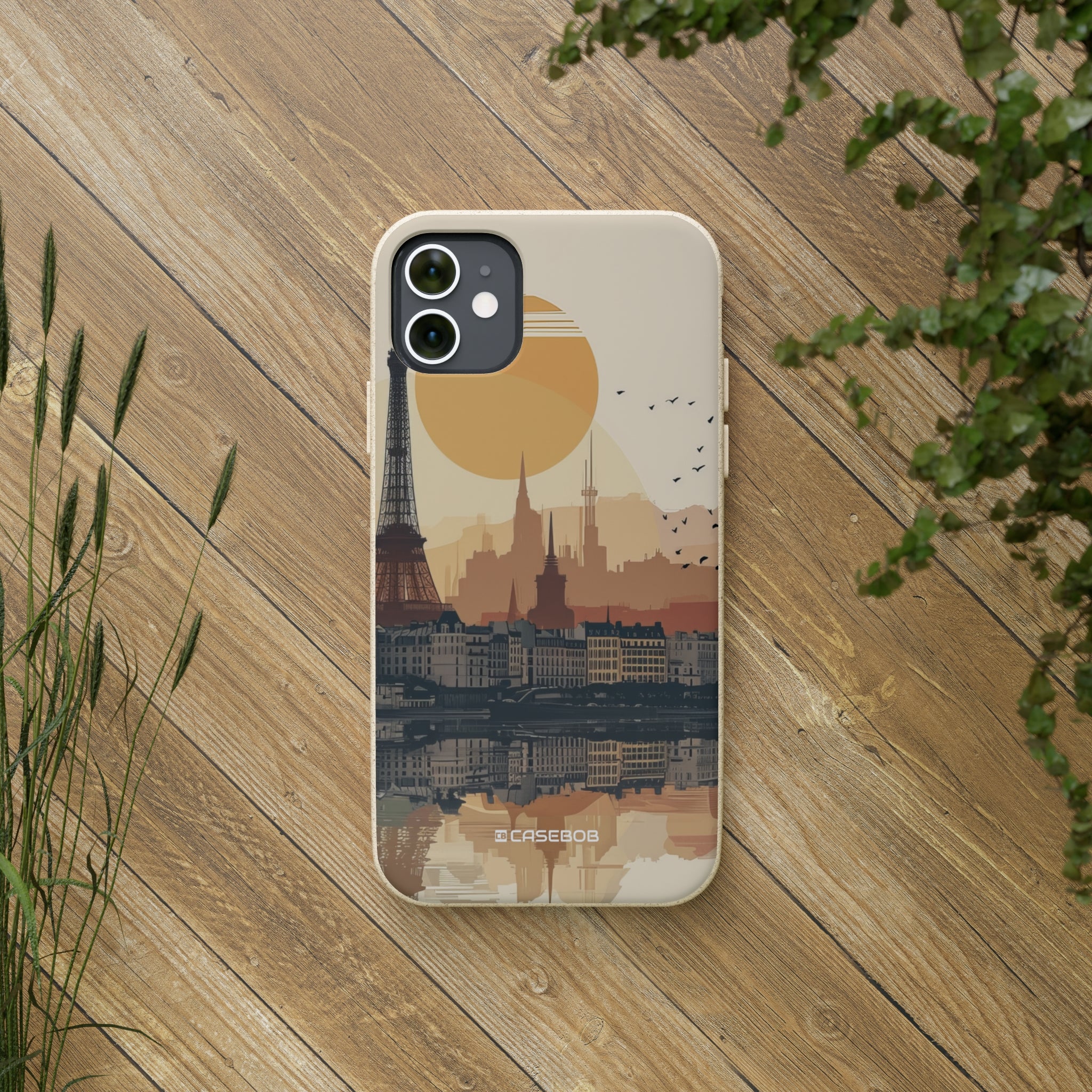 Parisian Sunset Serenity | Biodegradable Phone Case