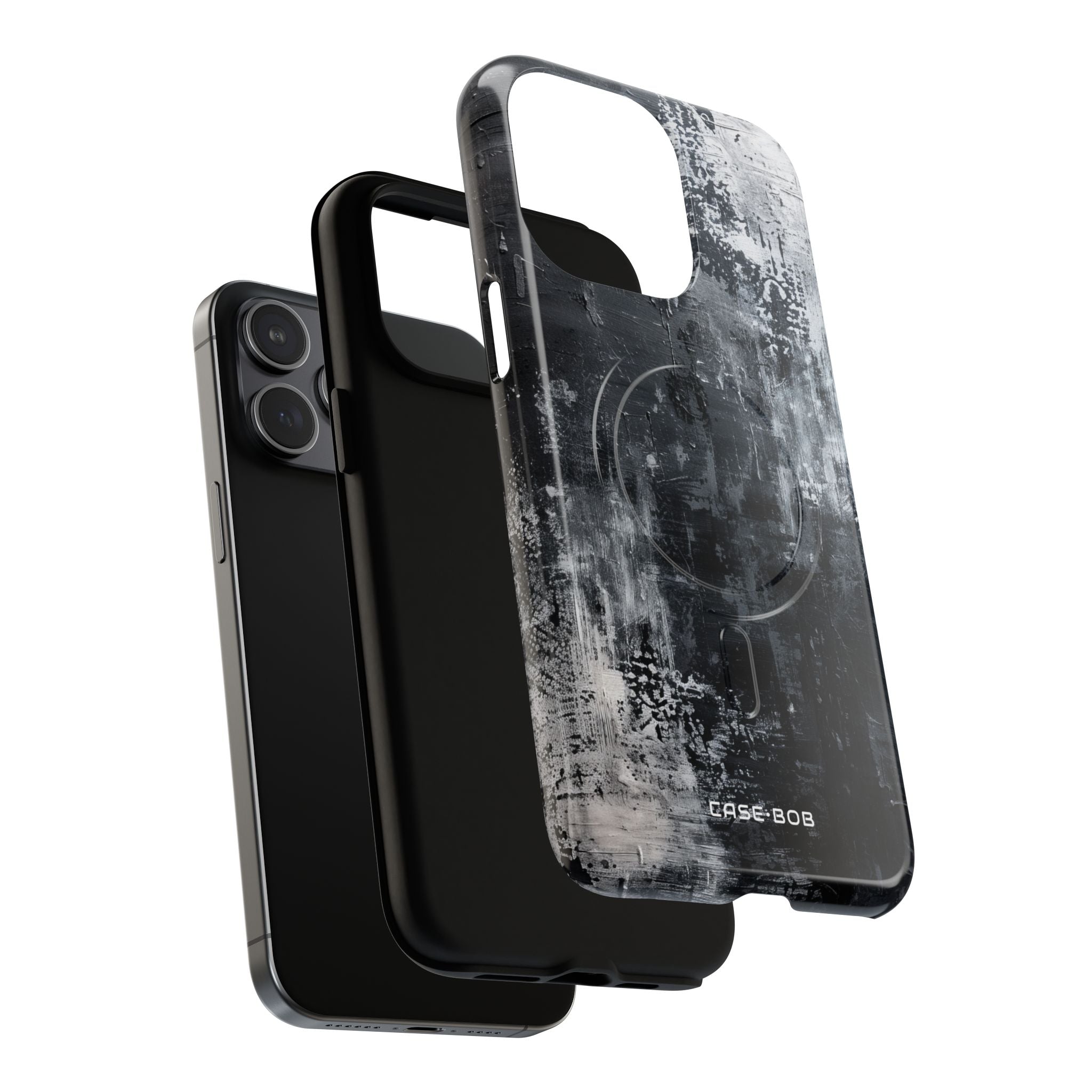 Textured Blackscape iPhone 15 Pro Max Case - Tough+