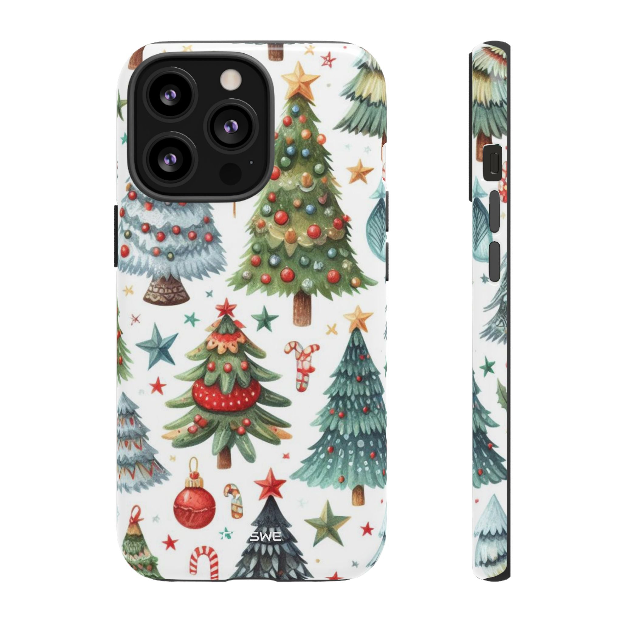 Whimsical Trees Dance - iPhone Case