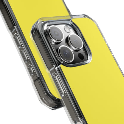 Lemon Yellow - Clear Impact iPhone 16 Phone Case