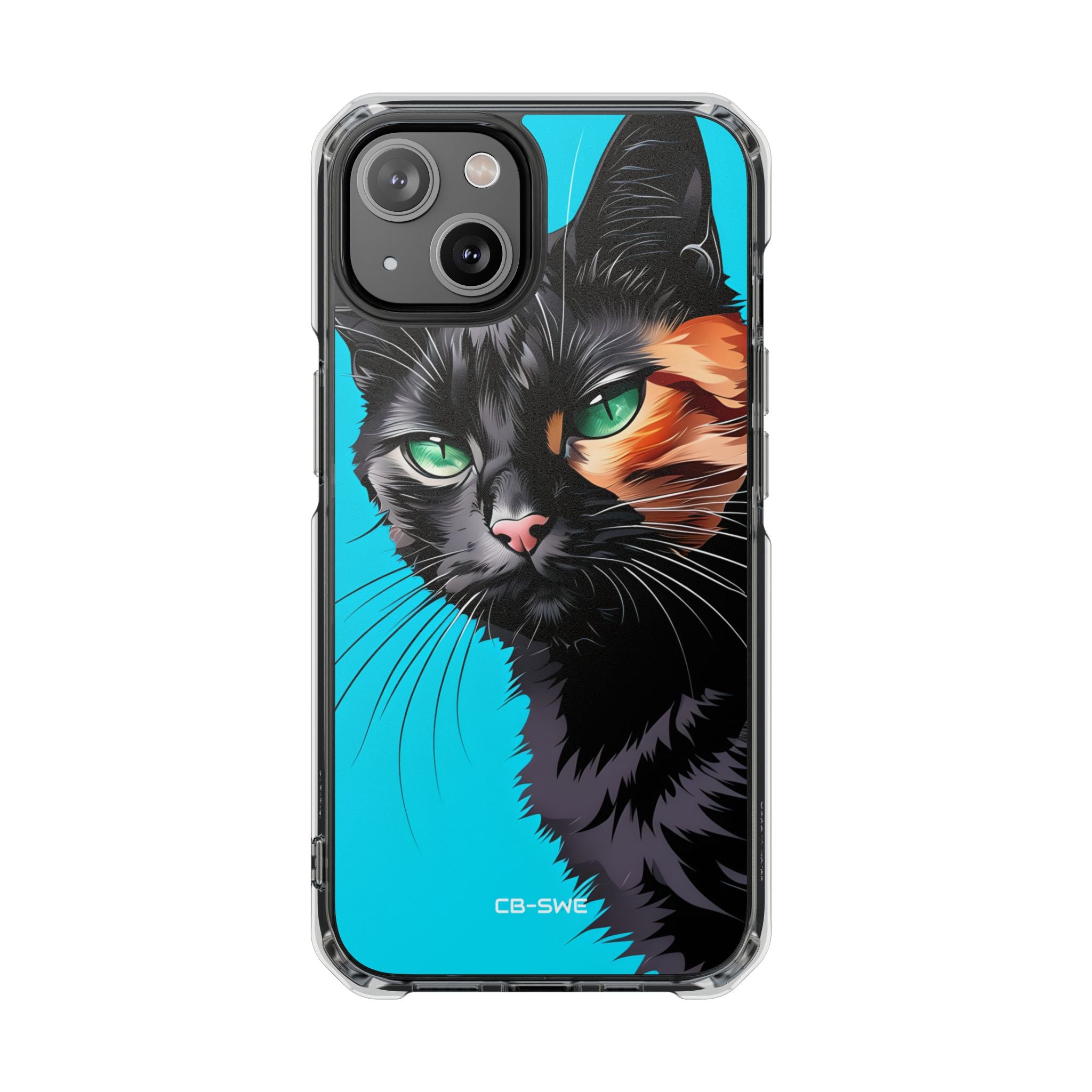 Curious Cat Stare iPhone Case - Impact