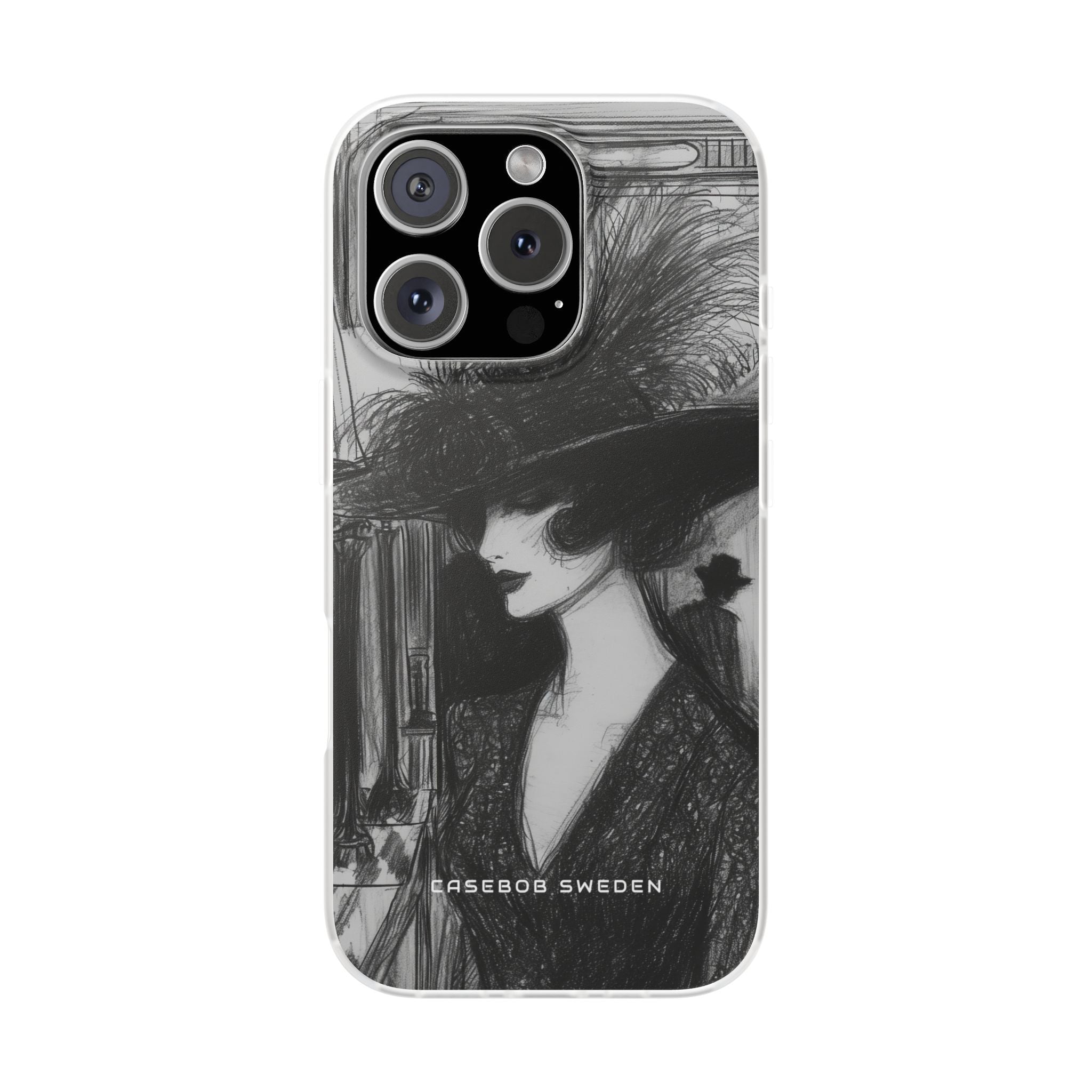 Timeless Elegance in Monochrome iPhone 16 - Flexi Phone Case