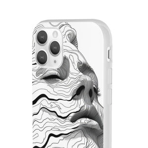 Topographic Serenity | Flexible Phone Case for iPhone