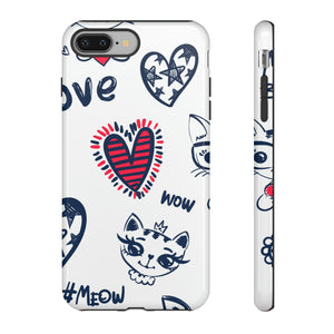 Cute Cat Wallpaper - Protective Phone Case