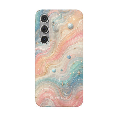 Iridescent Swirls Samsung S24 Case - Soft
