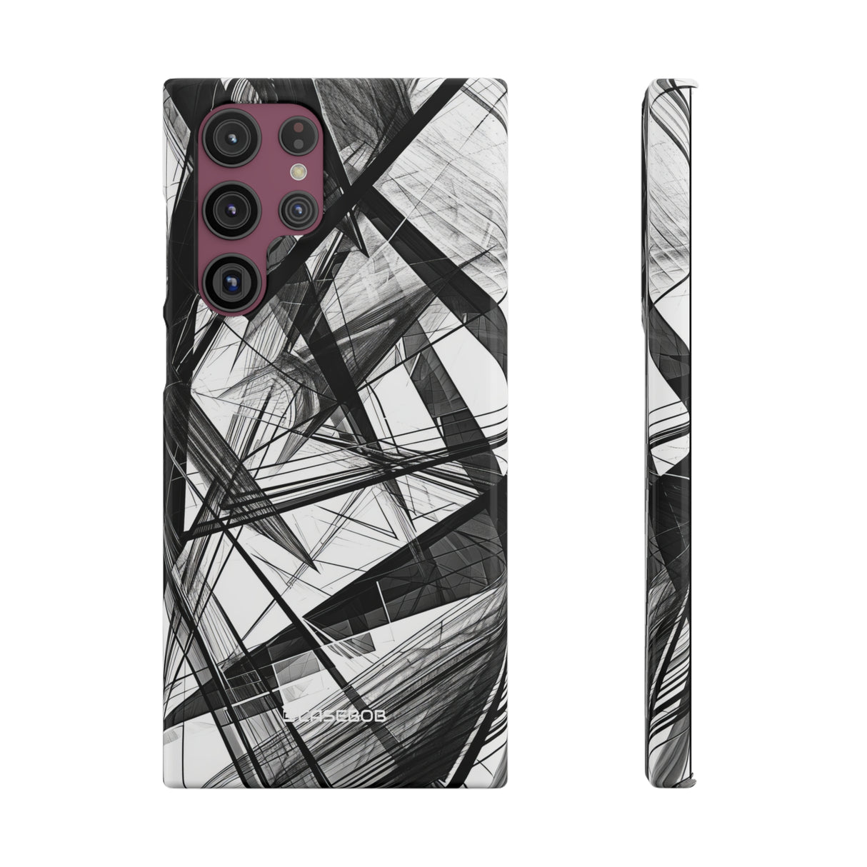 Monochrome Chaos | Slim Phone Case for Samsung