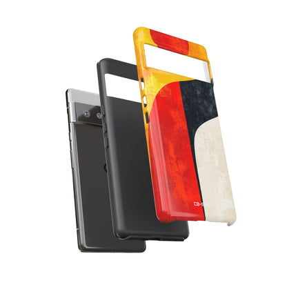 Vibrant Flowing Shapes - Google Pixel Case