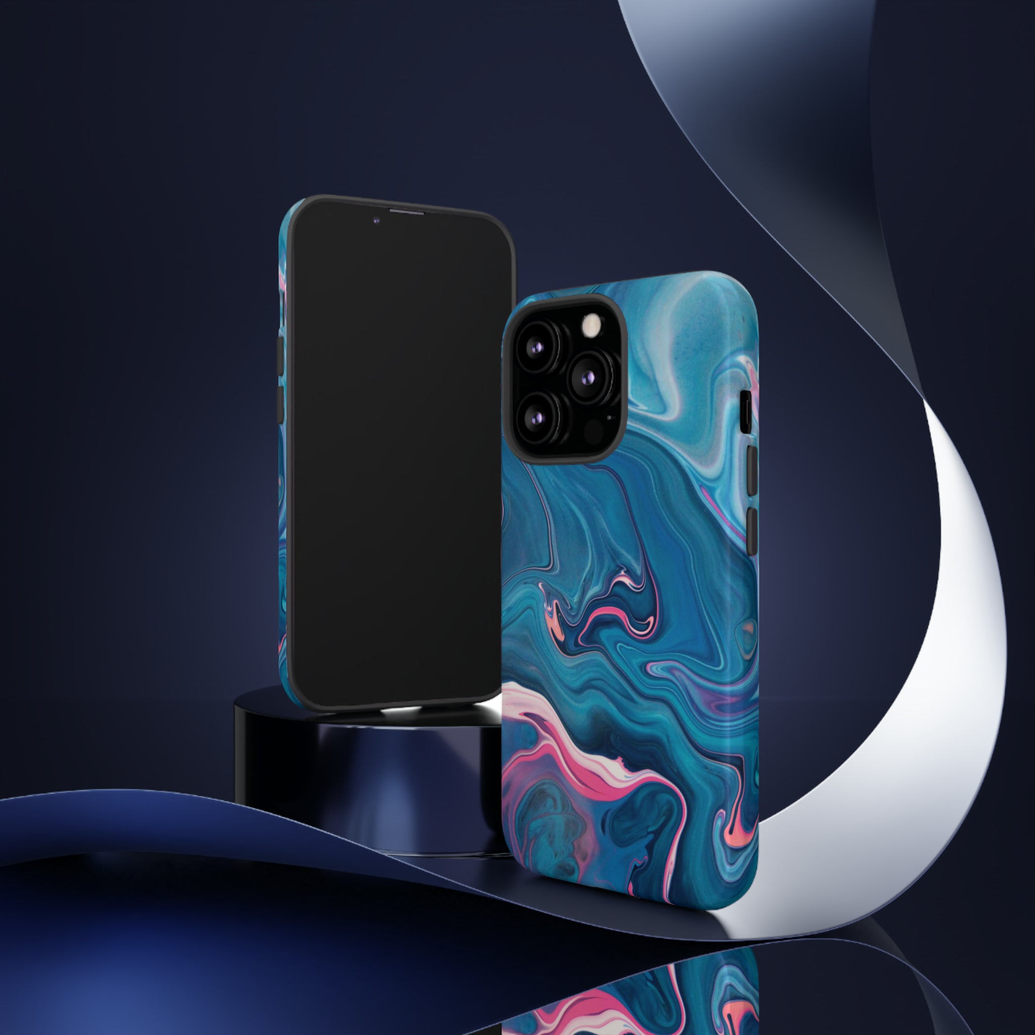 Blue Ink - Protective Phone Case