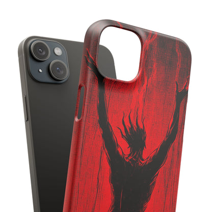 Crimson Despair iPhone 15 - Slim Phone Case