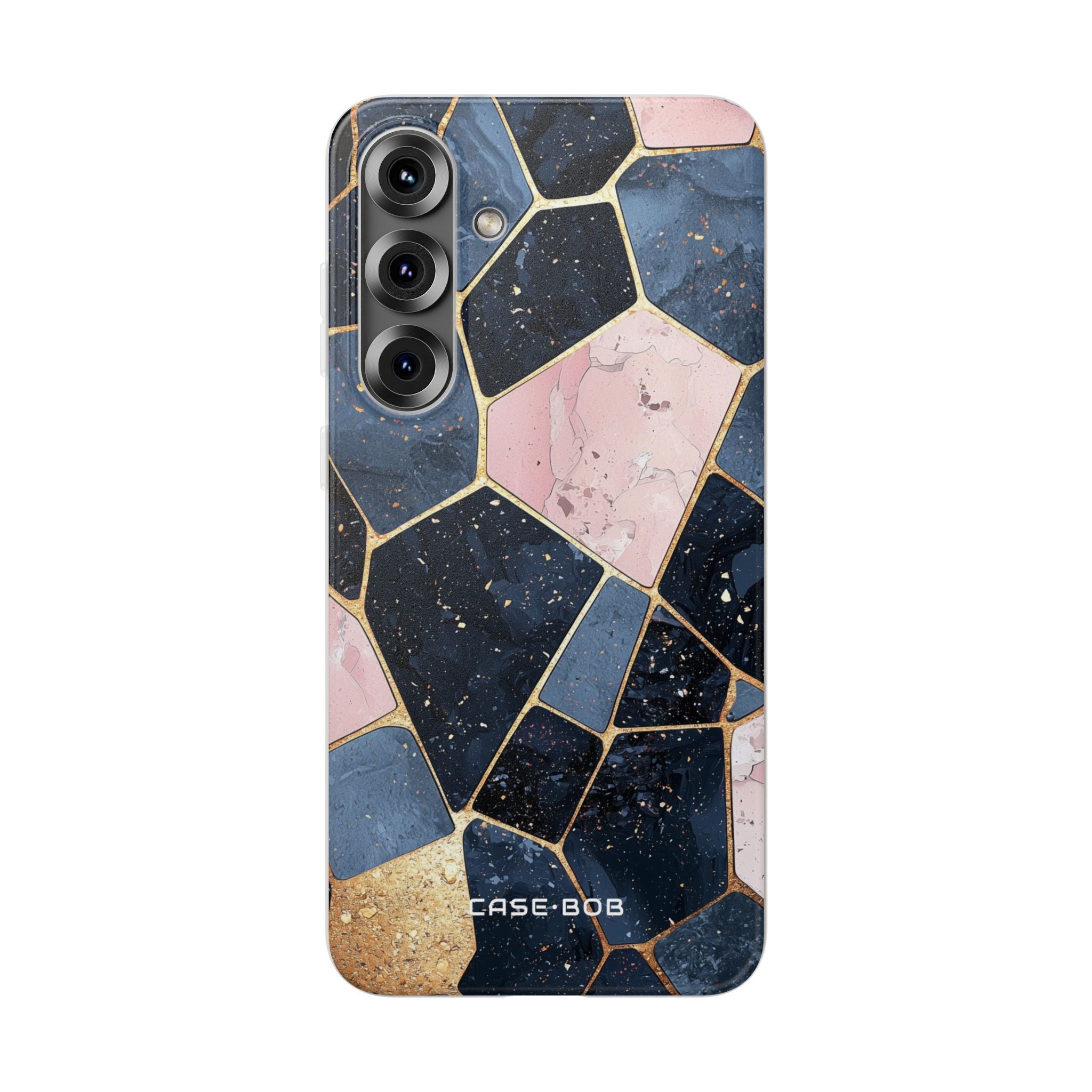 Golden Mosaic Samsung S25 Plus Case - Soft