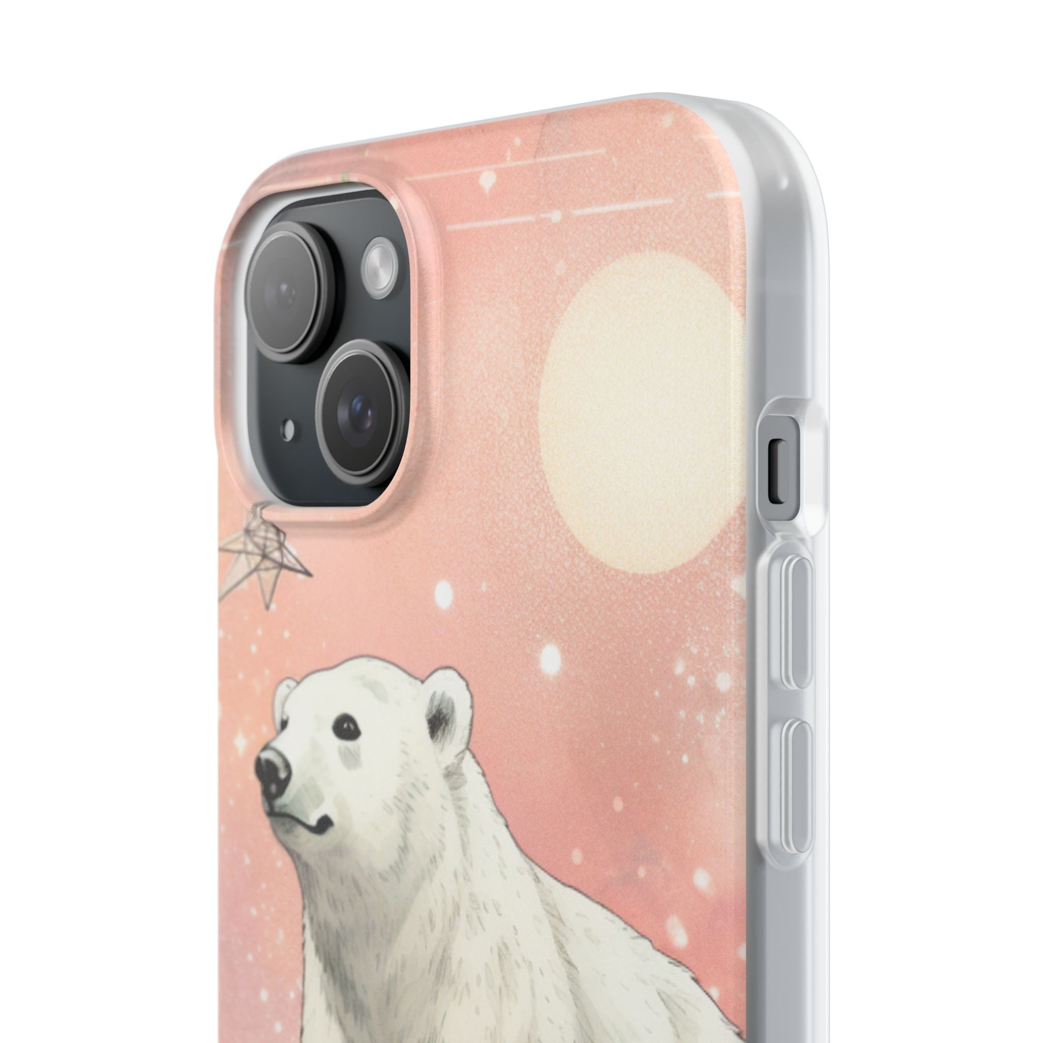 Polar Bear Dream iPhone 15 Plus Case - Soft