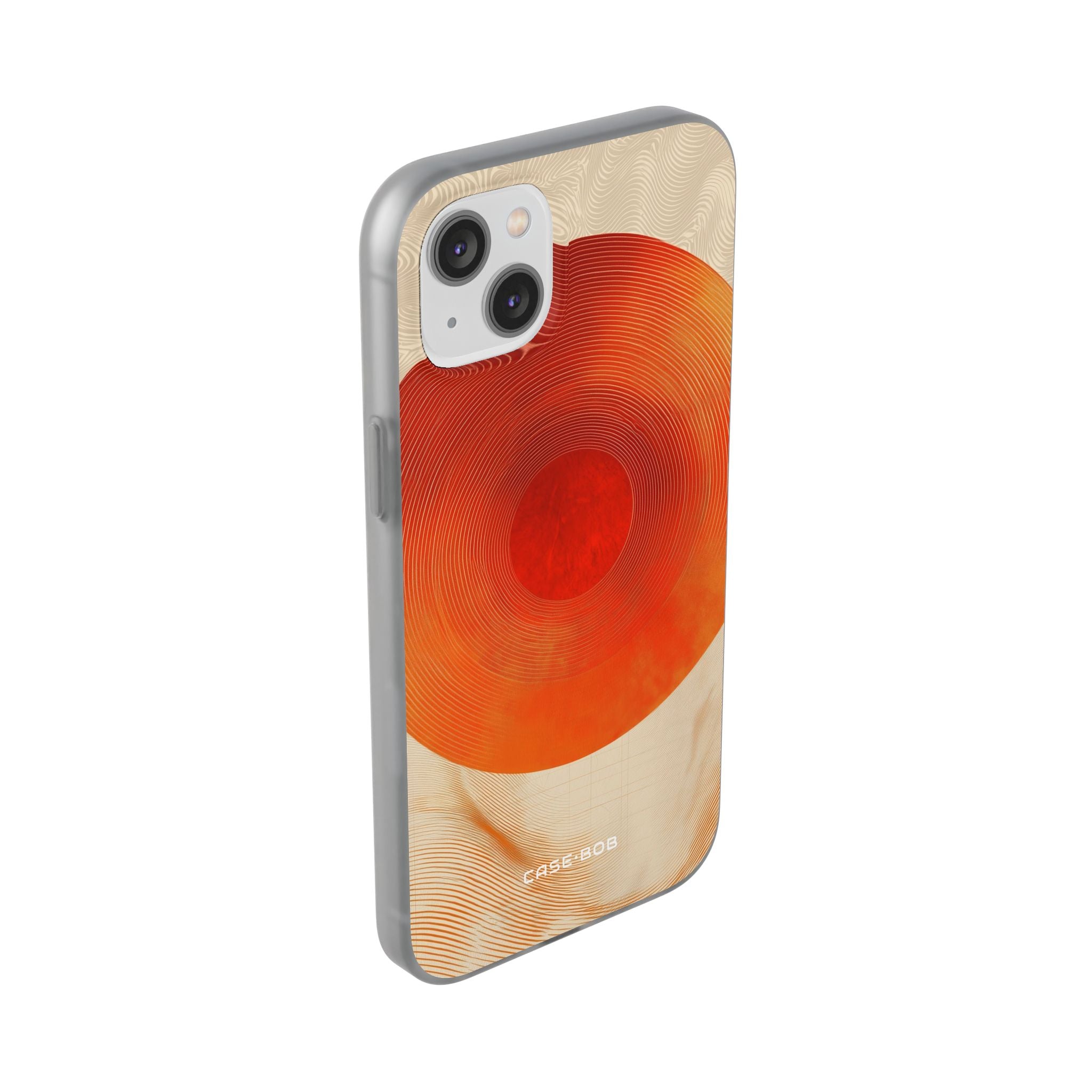 Sunburst Swirl iPhone 14 Plus Case - Soft
